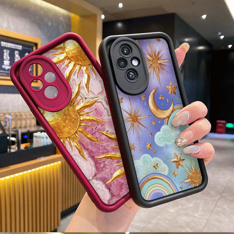 Huawei Mate 60 - Casing Ponsel Cetak Bulan Matahari Langit