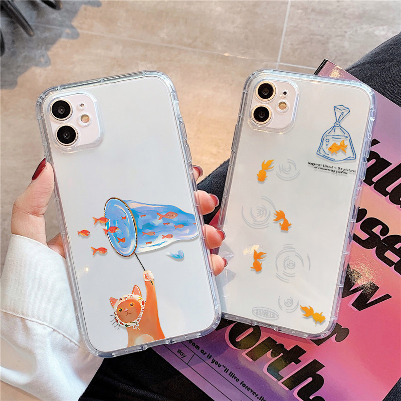 Casing HP Transparan Motif Ika - Apple Iphone 15 Pro Max ulasan dan harga