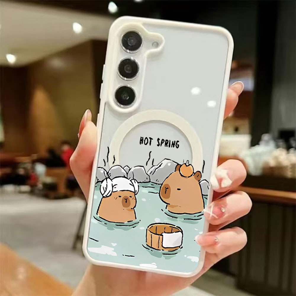 Casing Ponsel Magnetik Transpa - Samsung Galaxy S25 ulasan dan harga